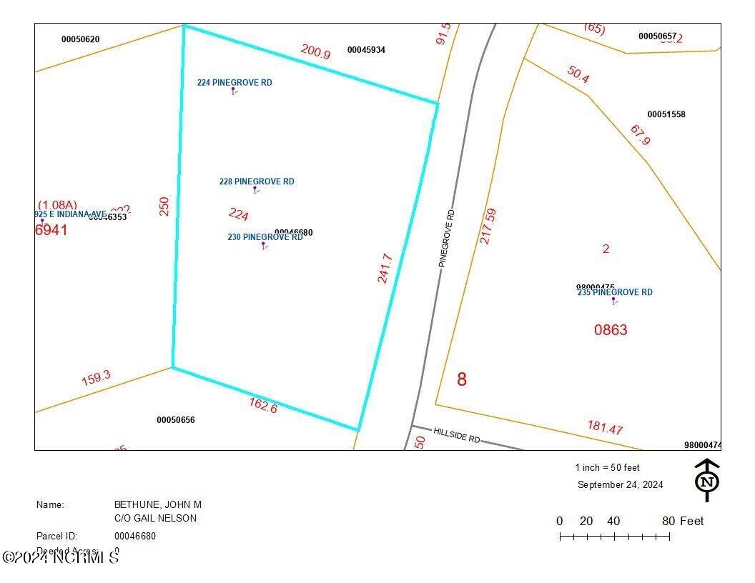 230 Pine Grove Road Southern Pines, NC 28387 - Photo 40 of 62 GIS Map