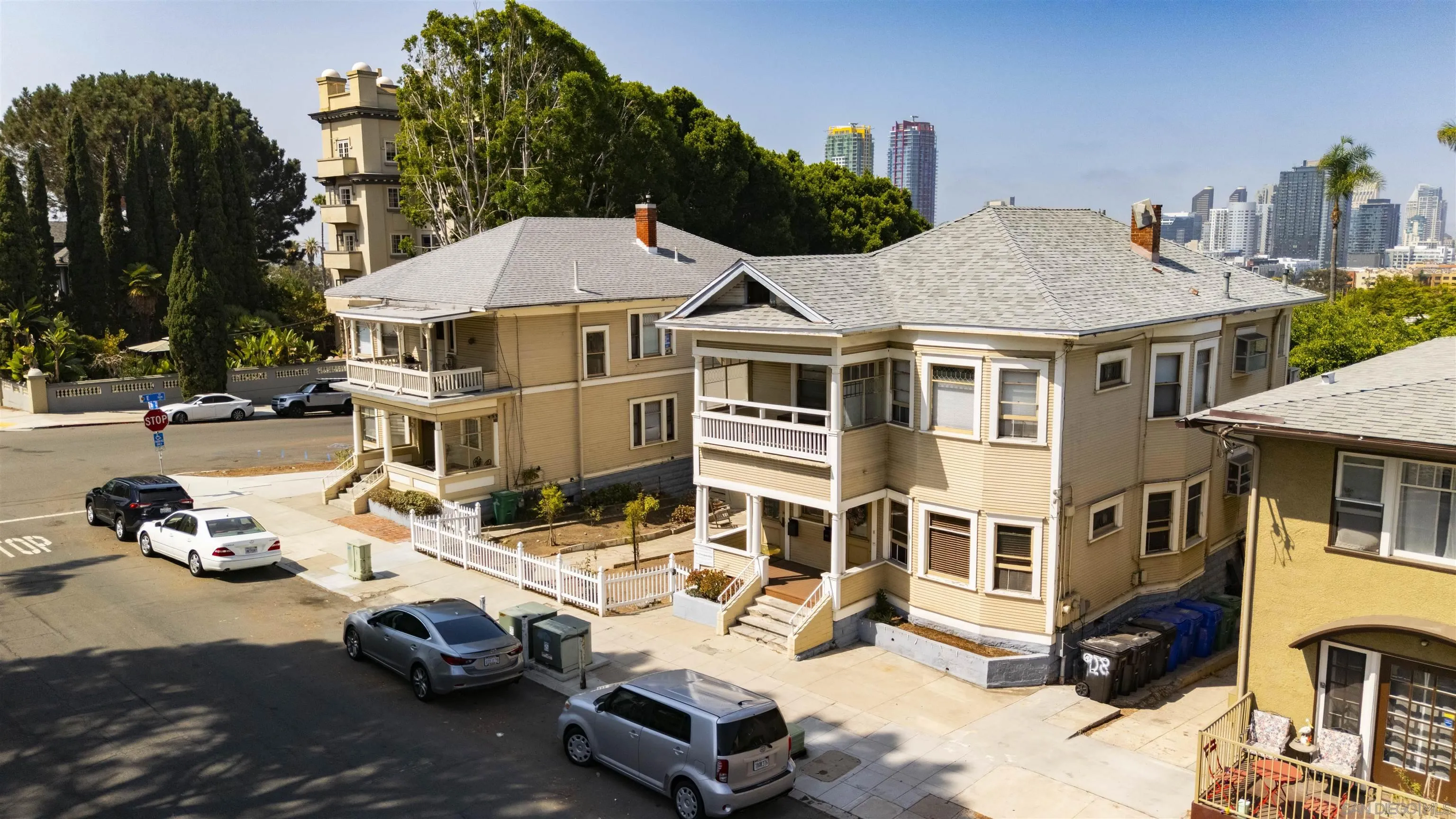 904-14 24th Street San Diego, CA 92102 - Photo 2 of 18 a aerial view of a house with cars parked