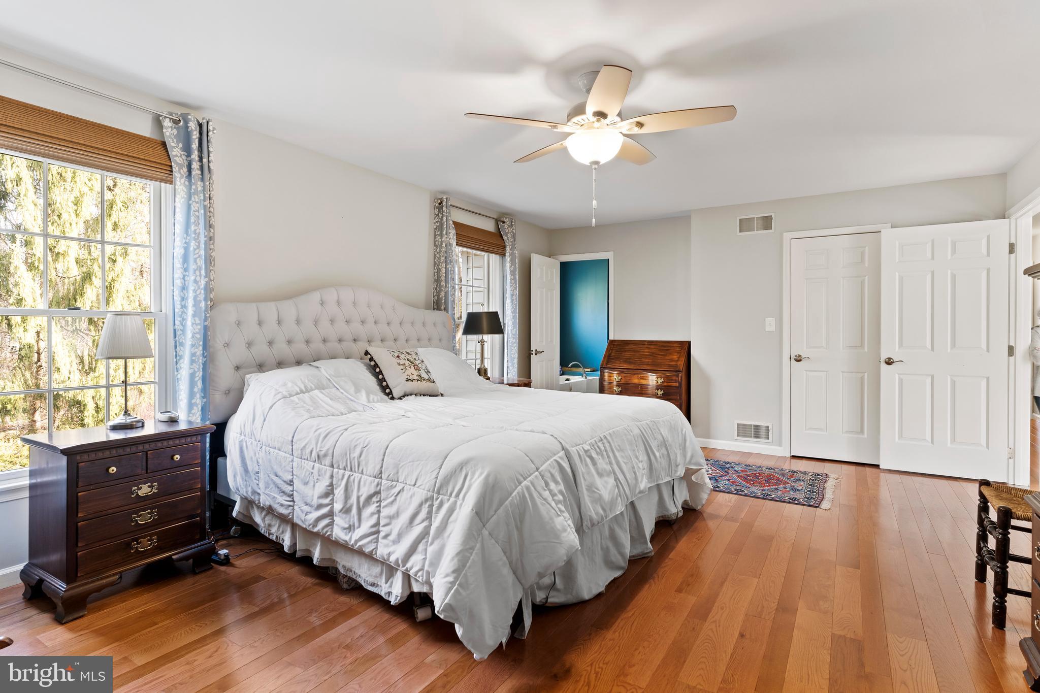 13 Todd Road Carlisle, PA 17013 - Photo 33 of 46 a bedroom with a bed and wooden floor