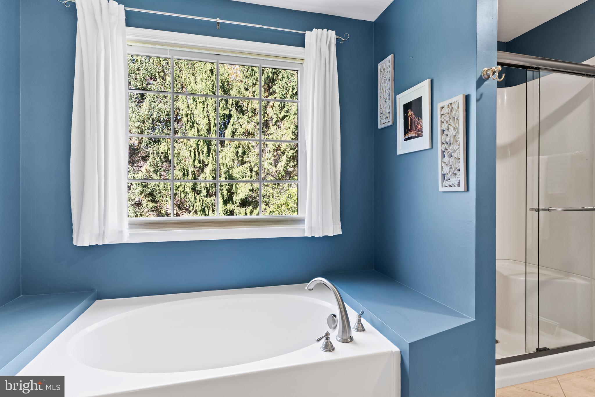 13 Todd Road Carlisle, PA 17013 - Photo 37 of 46 a white bath tub sitting in a bathroom next to a window