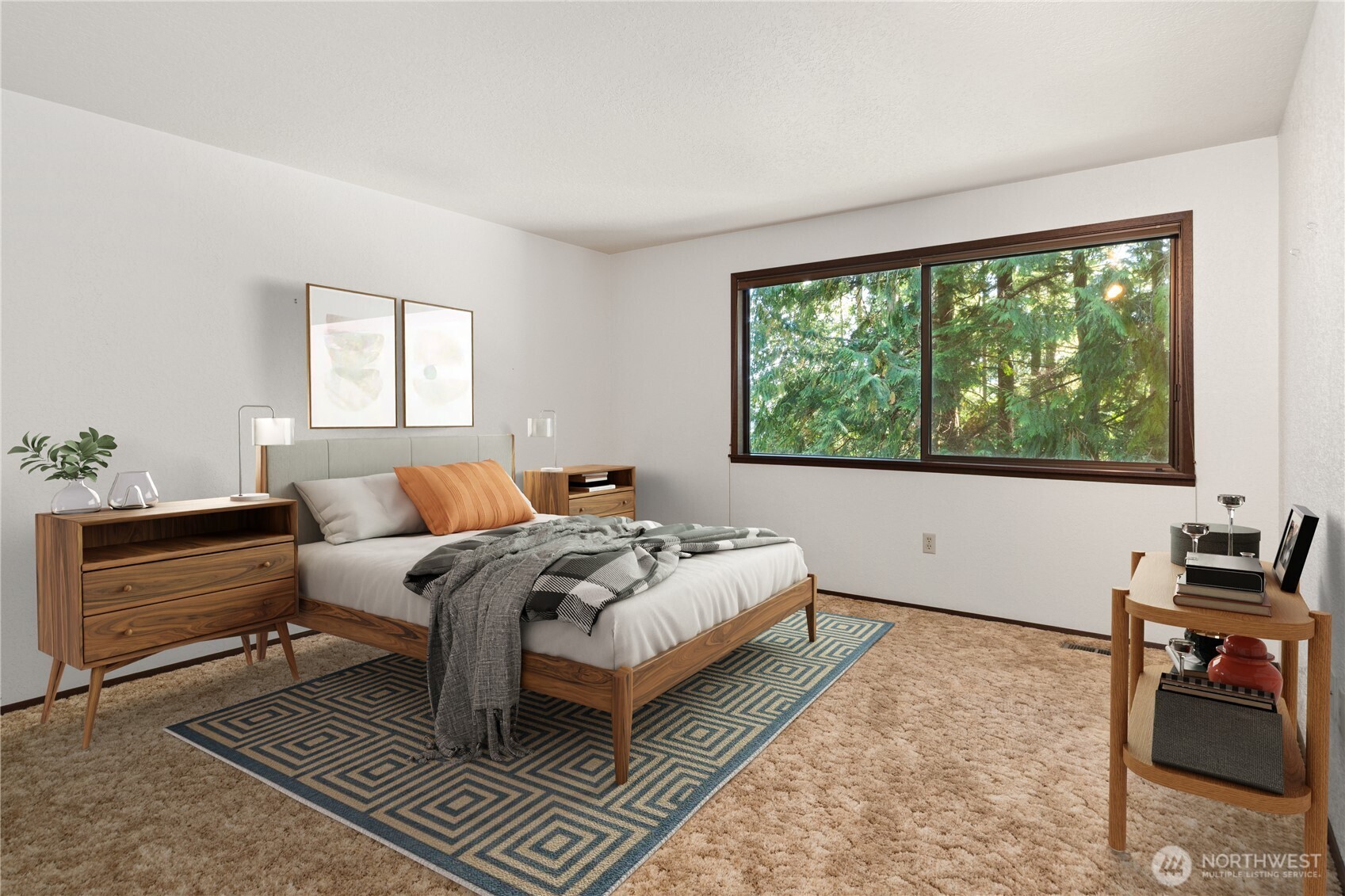 91 Drew Lane Port Ludlow, WA 98365 - Photo 24 of 38 a bed room with a bed and a window
