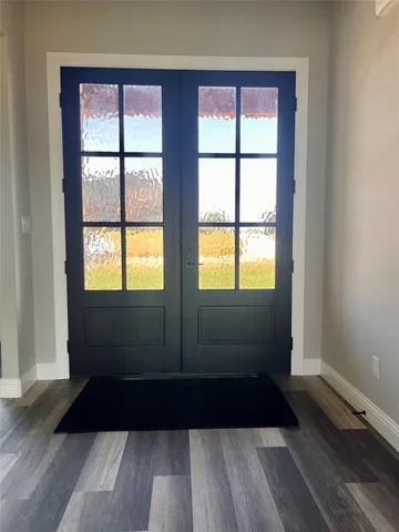 a view of front door