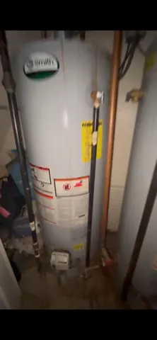 a view of water heater room