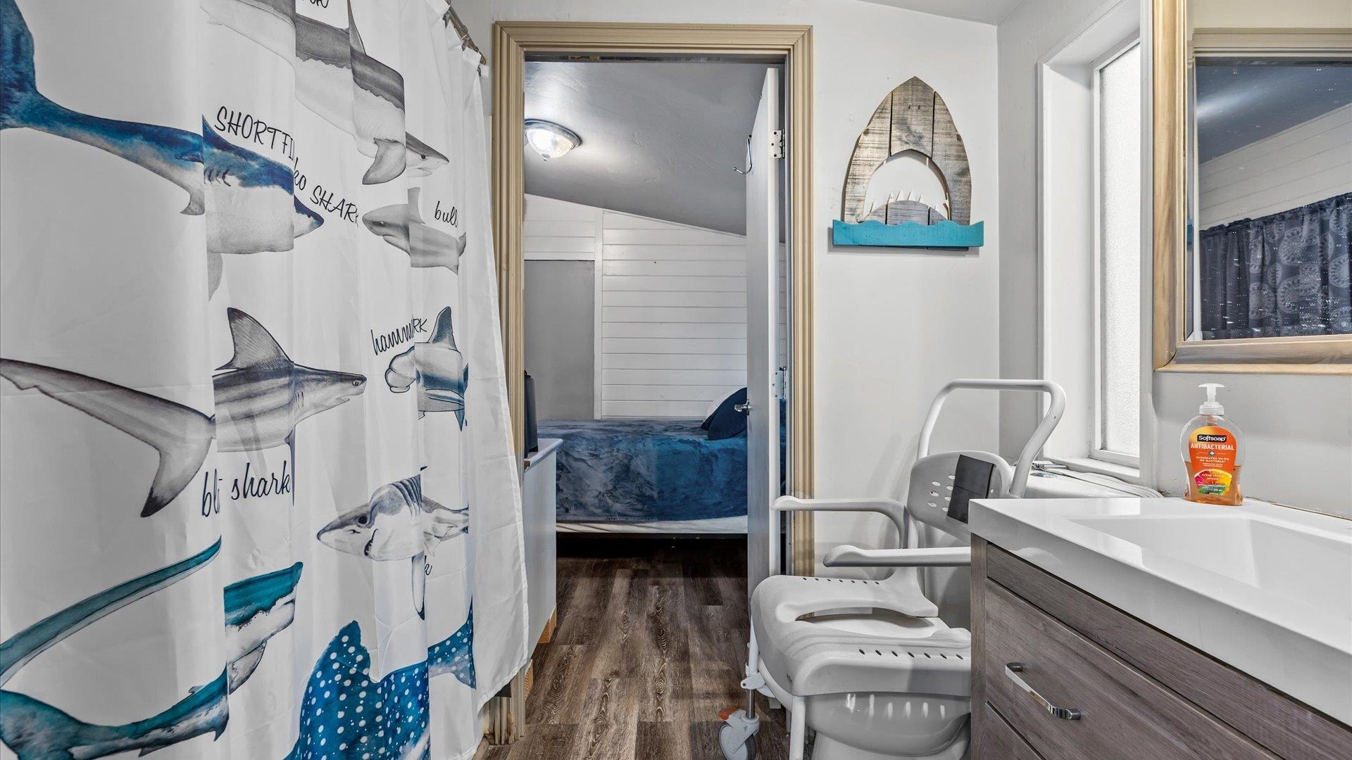 3216 E Road Clifton, CO 81520 - Photo 19 of 33 a bathroom with a sink toilet and shower