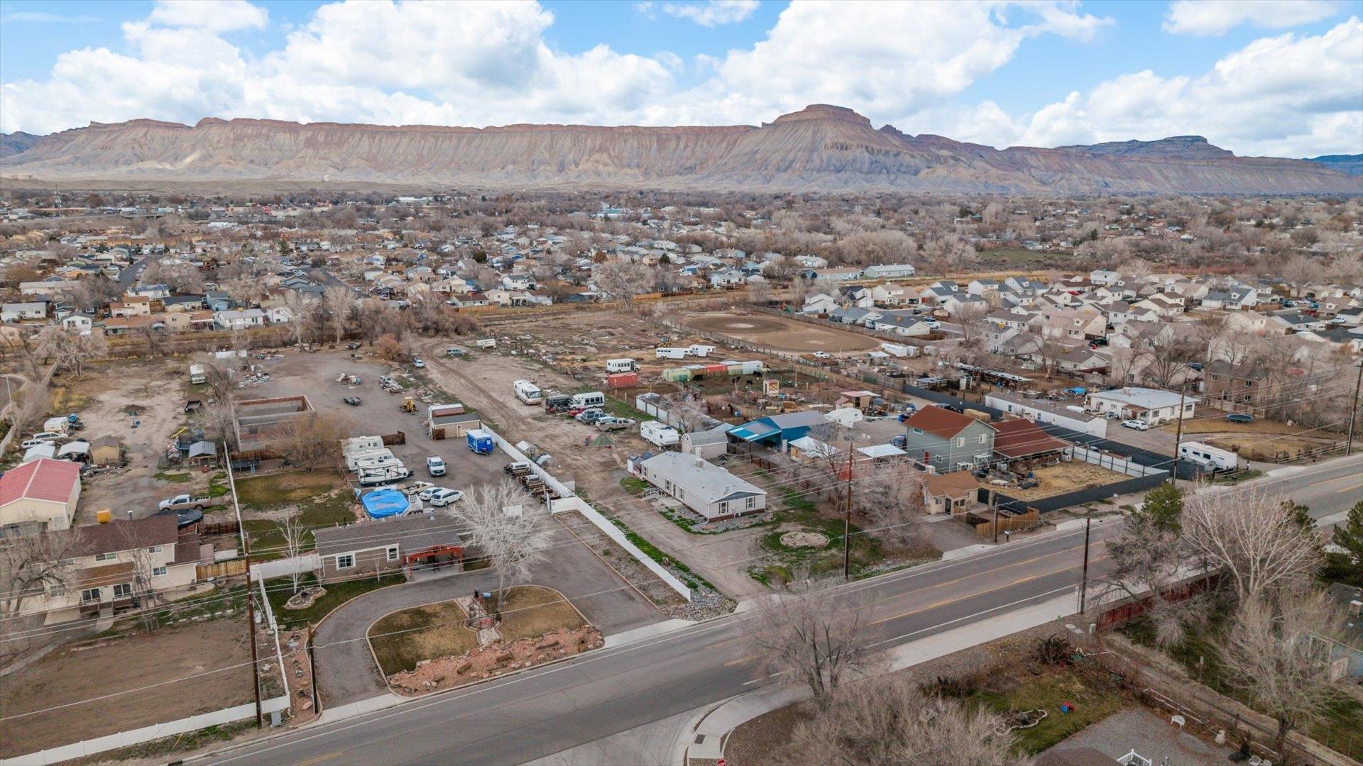 3216 E Road Clifton, CO 81520 - Photo 5 of 33 an aerial view of residential house and green space