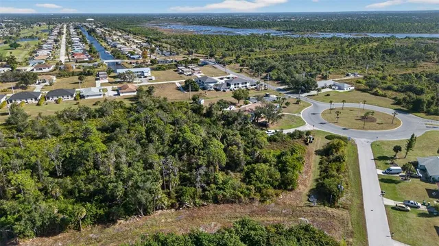 a view of a city with ocean view