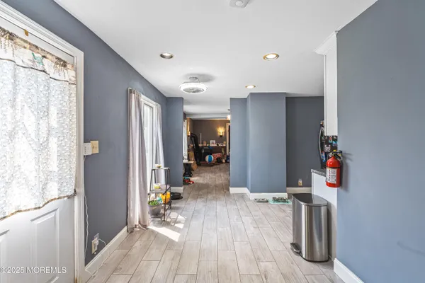 a view of storage and utility room