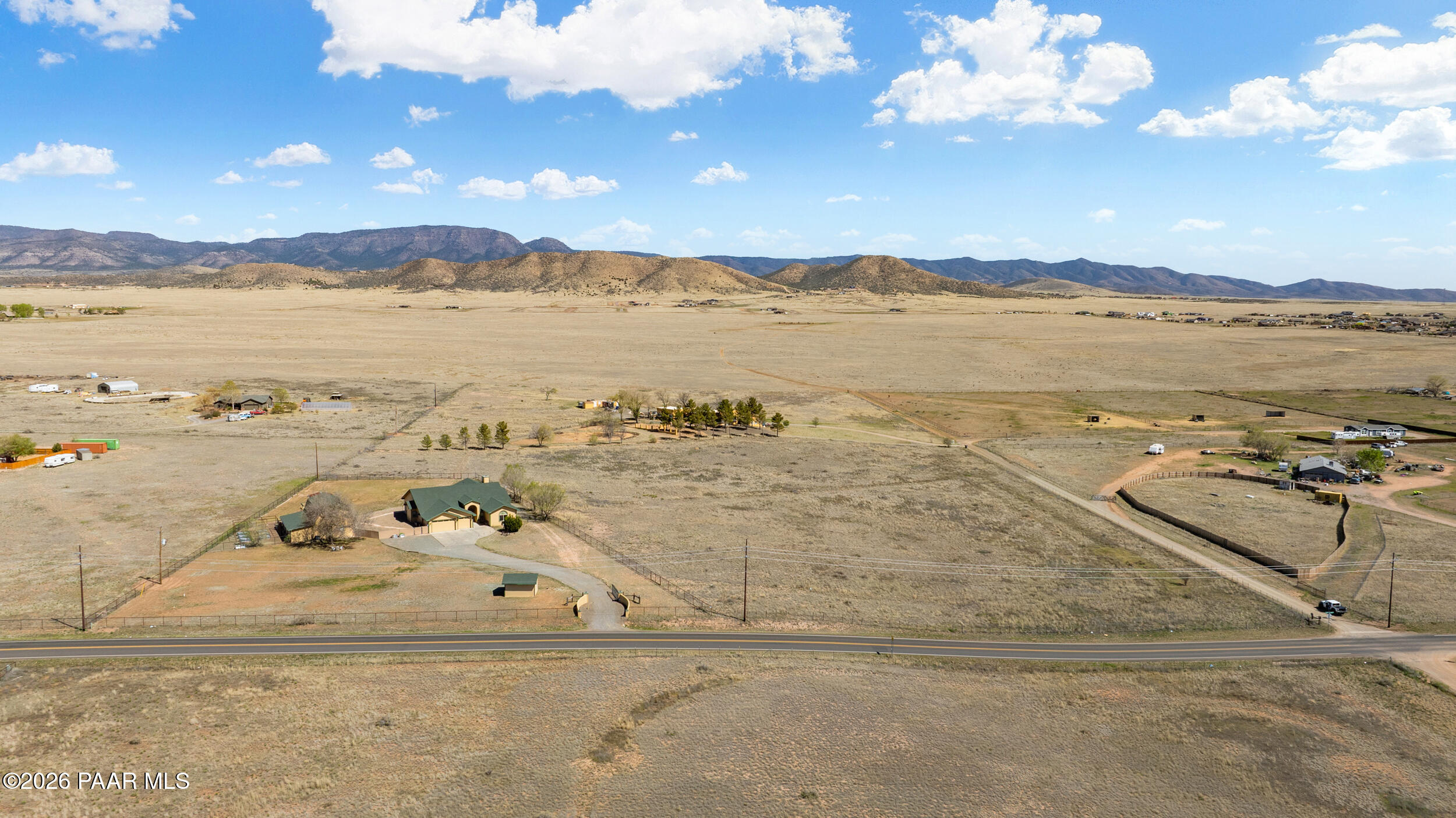 9605 North Coyote Springs Road Prescott Valley, AZ 86315 - Photo 43 of 44 Ariel Front