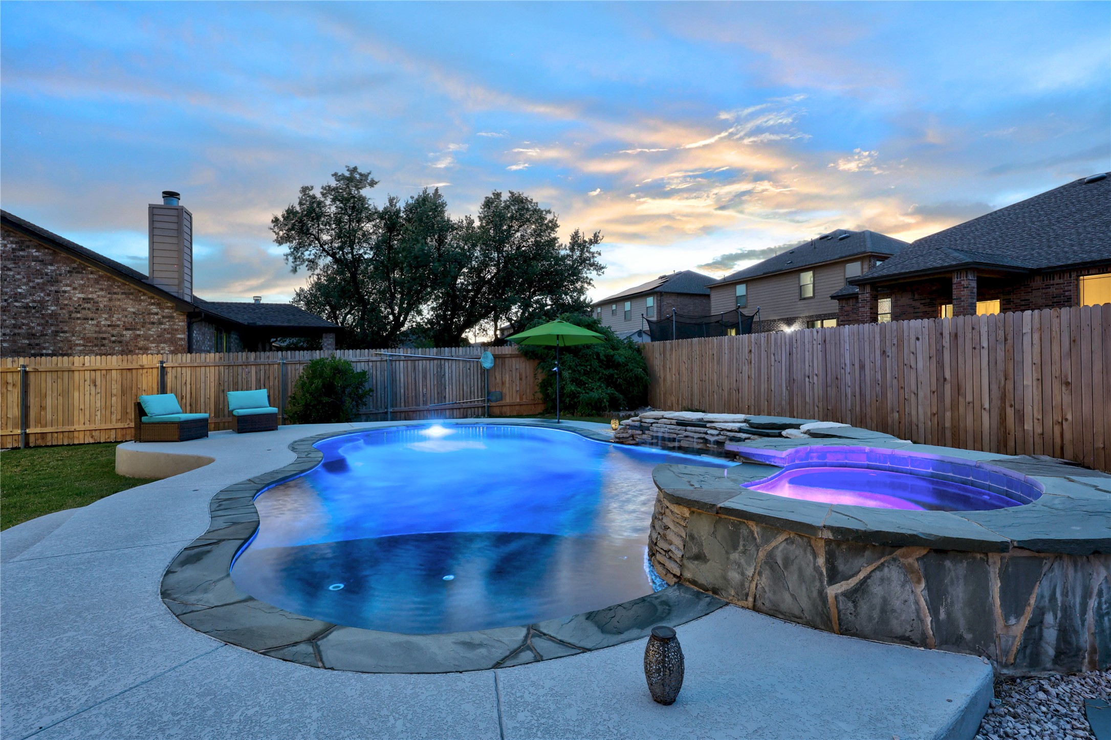 1236 Yellow Iris Road Leander, TX 78641 - Photo 1 of 1 Gorgeous two-story home with sparkling inground pool and spa in Leander’s desirable Crystal Crossing community.