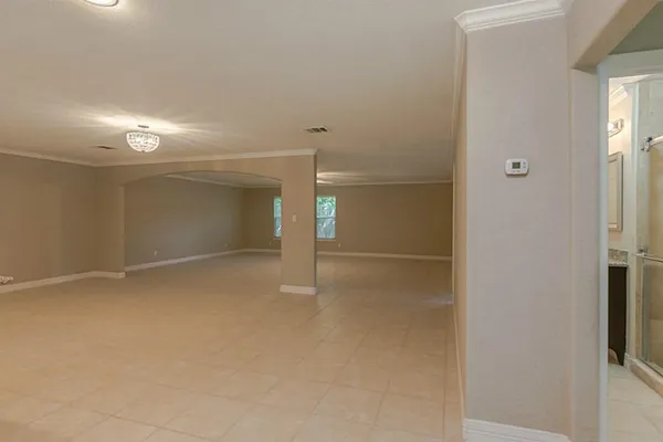 a view of empty room