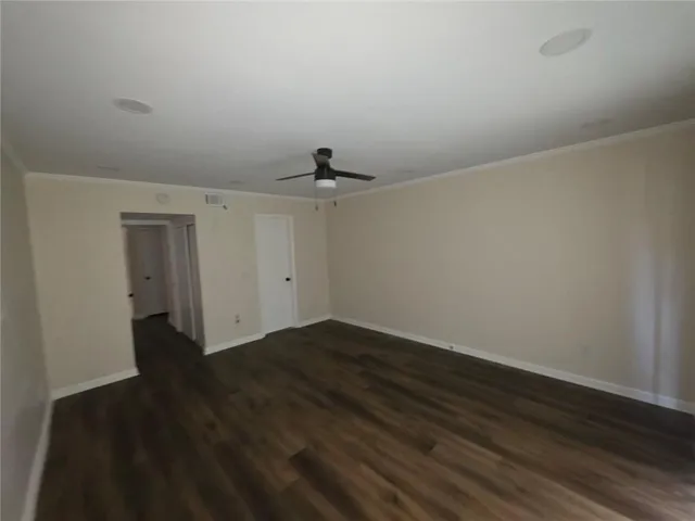 wooden floor in an empty room