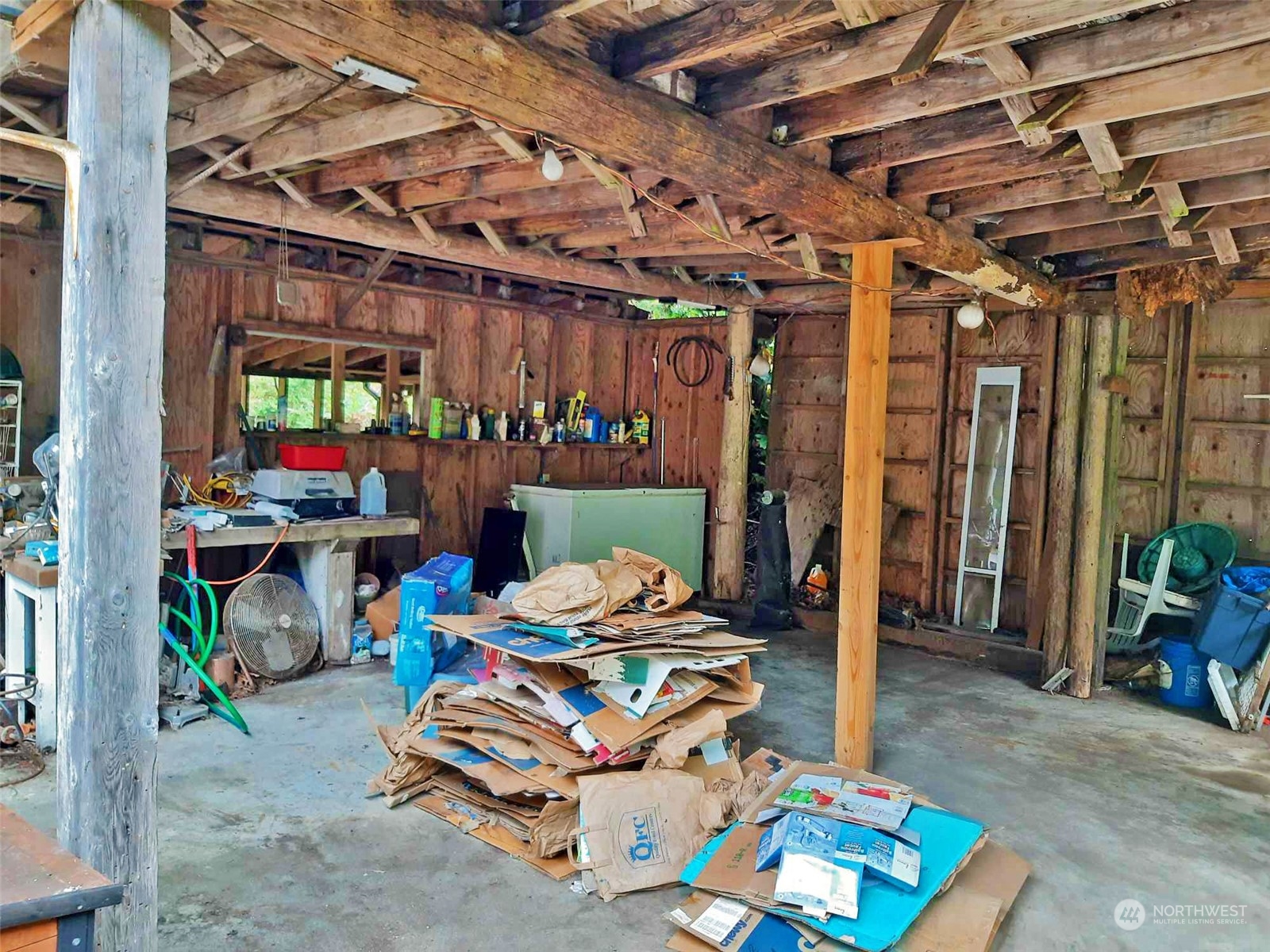 10 McKee Road Quilcene, WA 98376 - Photo 32 of 34 a storage room with furniture