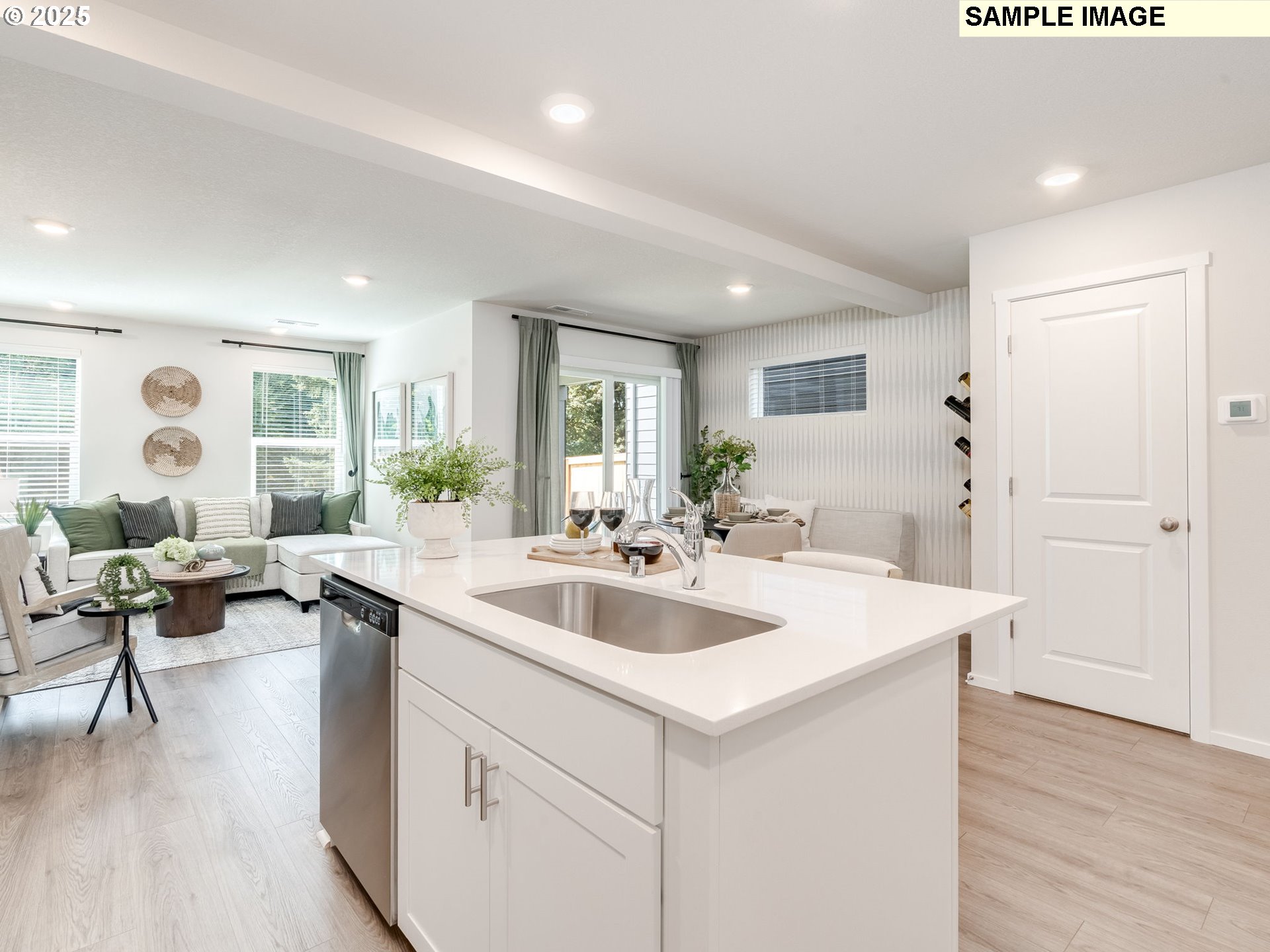 11204 Southeast Maxon Road Vancouver, WA 98664 - Photo 8 of 30 a view of living room filled with furniture and wooden floor