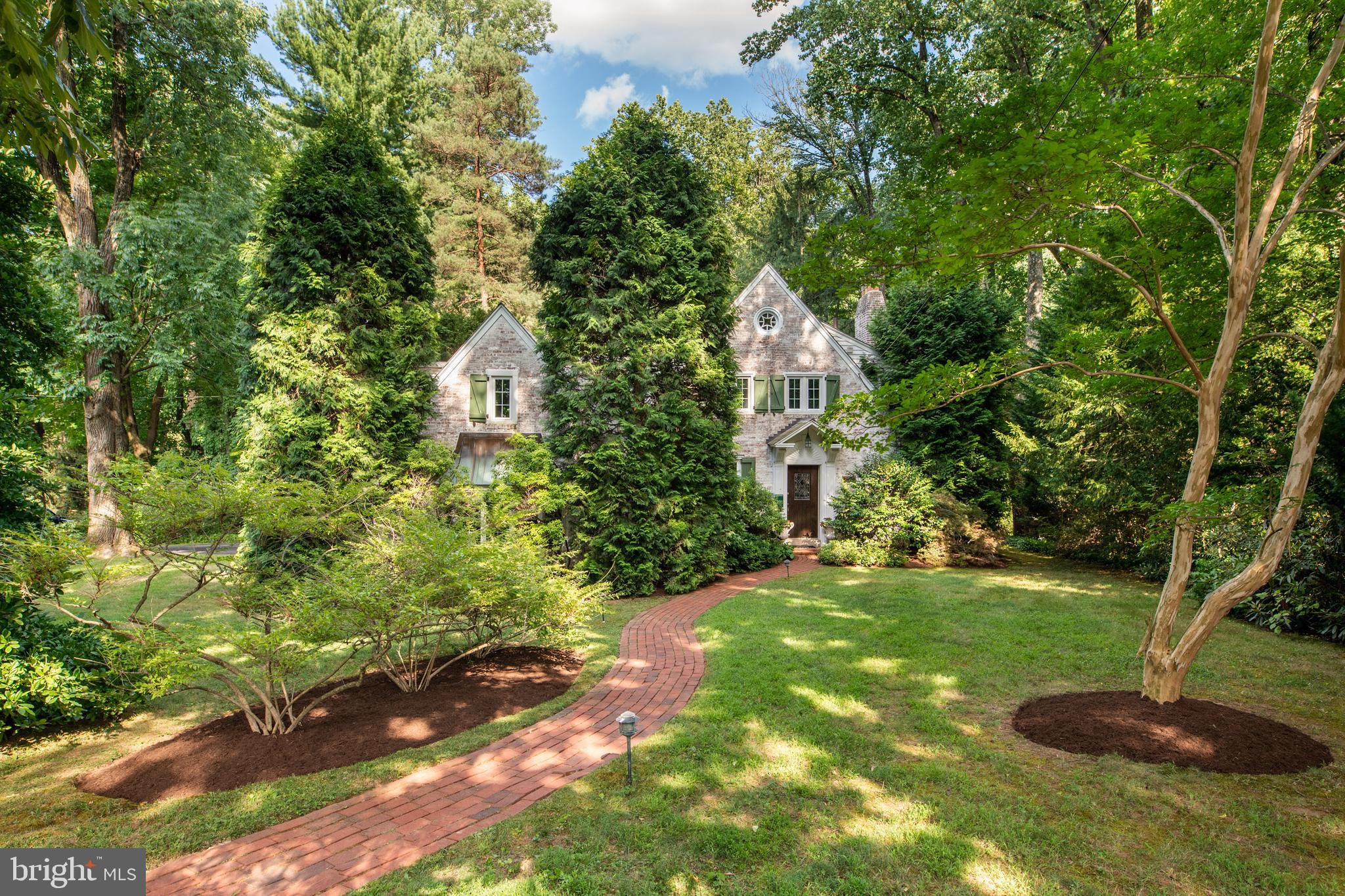 751 Clarendon Road Penn Valley, PA 19072 - Photo 53 of 63 Exterior front with brick walkway