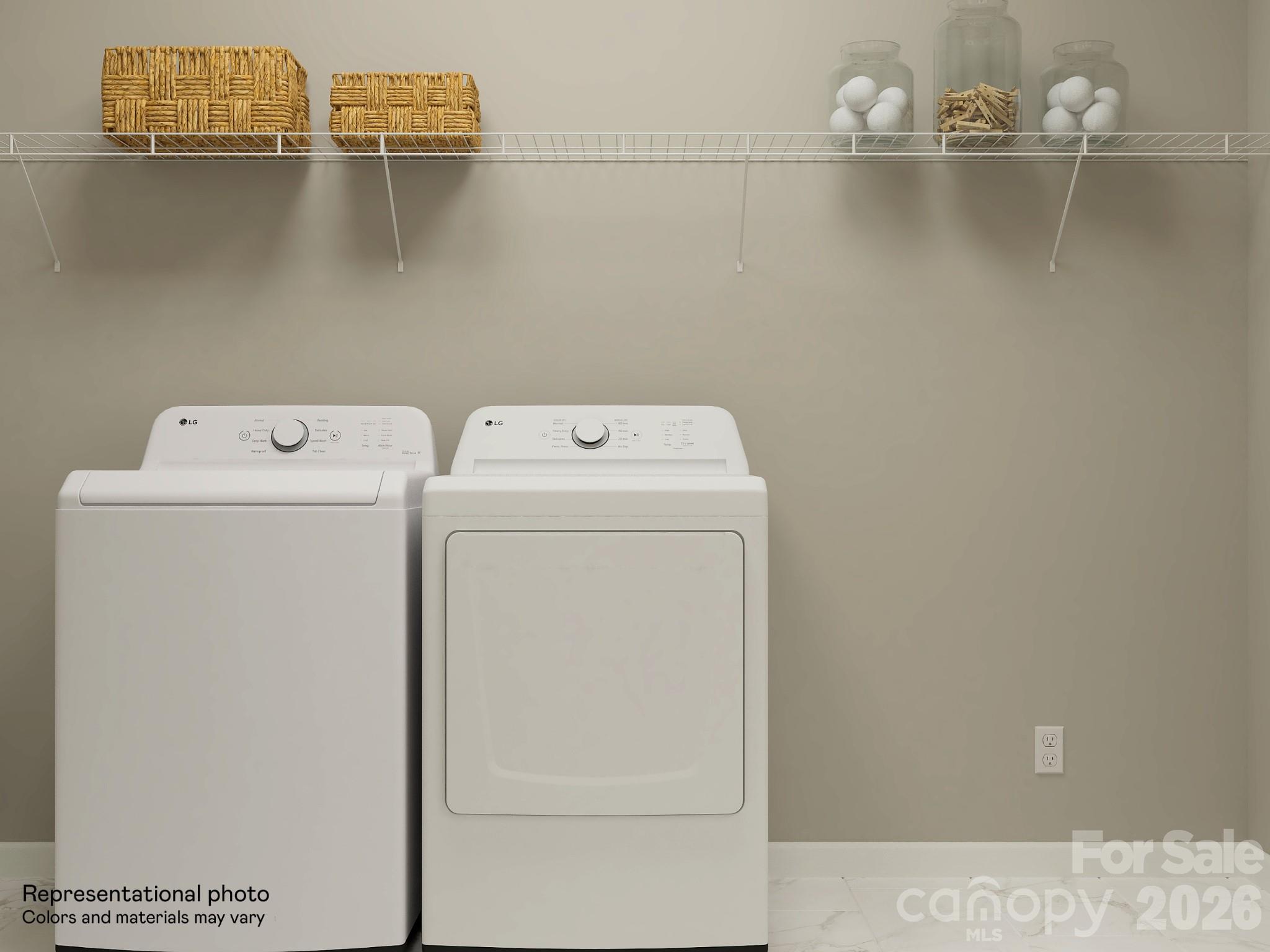 5451 Redbud Road, Unit 52 Lancaster, SC 29720 - Photo 16 of 22 a utility room with dryer and washer