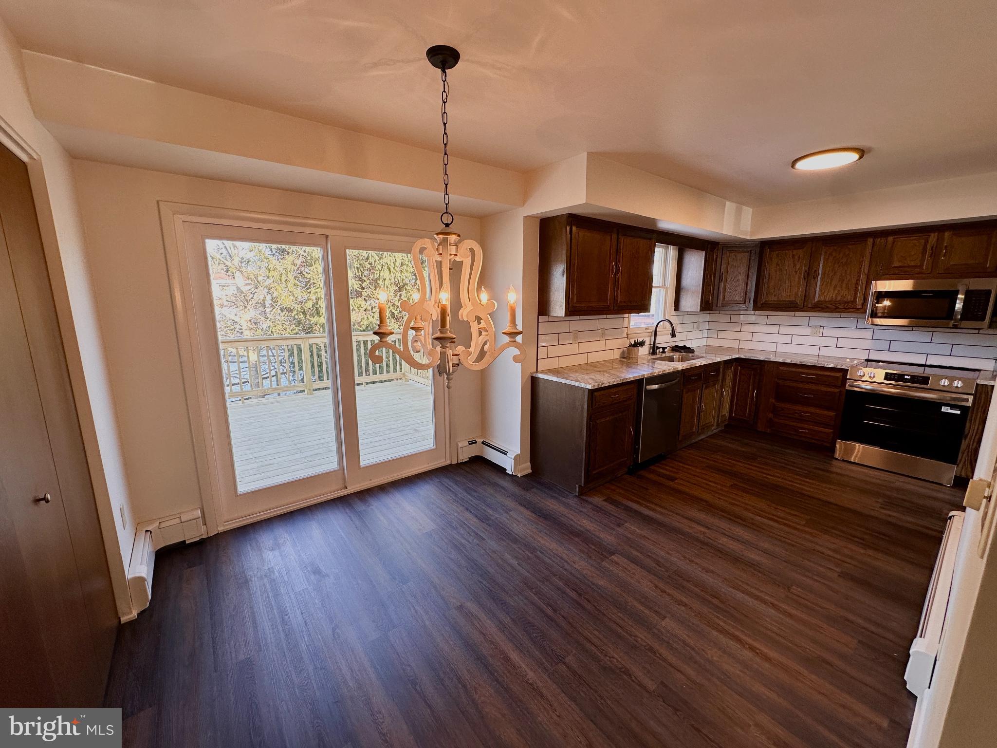 Modern kitchen with elegant charm.