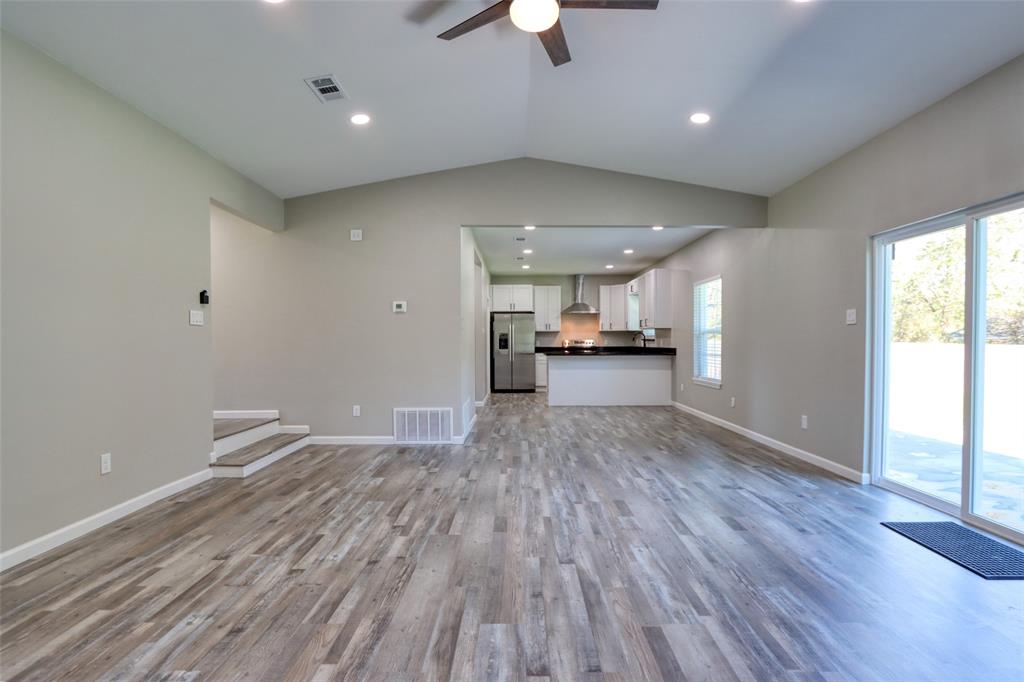 111 Kay Drive Robinson, TX 76706 - Photo 22 of 40 a view of a kitchen with a sink and wooden floor