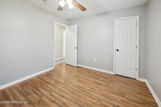 wooden floor in an empty room