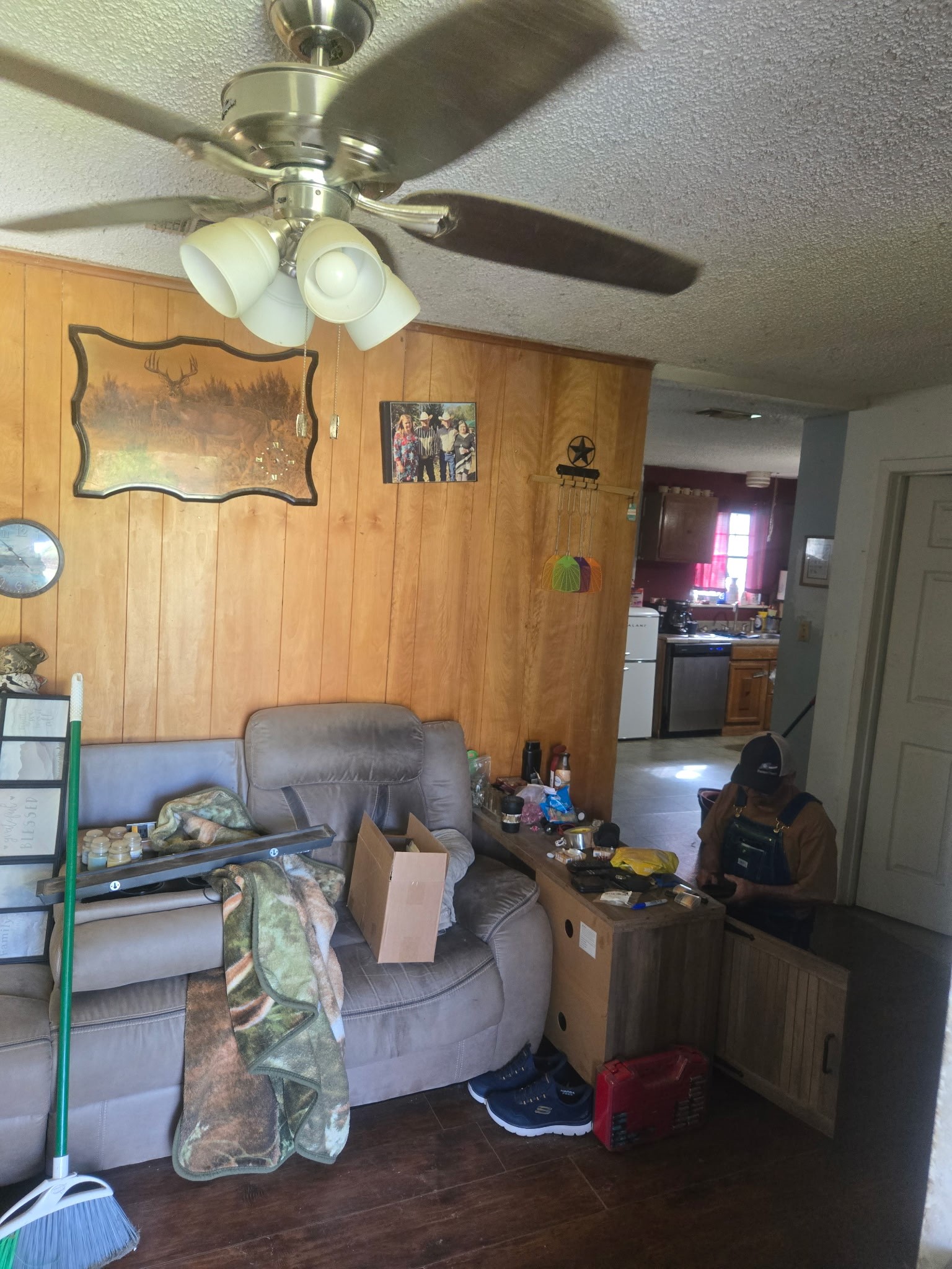255 Ivey Road Lufkin, TX 75904 - Photo 6 of 7 a living room with furniture and a fireplace