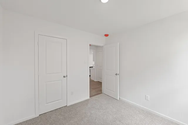 a view of an empty room