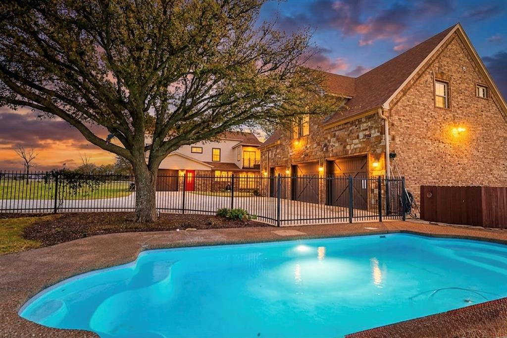 222 Bayne Road Haslet, TX 76052 - Photo 25 of 40 fully fenced pool and entertainment area