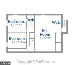 12702 Connecticut Avenue Silver Spring, MD 20906 - Photo 25 of 27 Basement Floor Plan