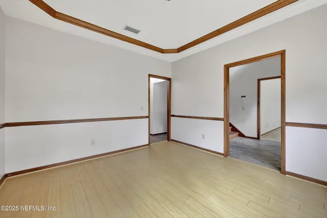 a view of an empty room