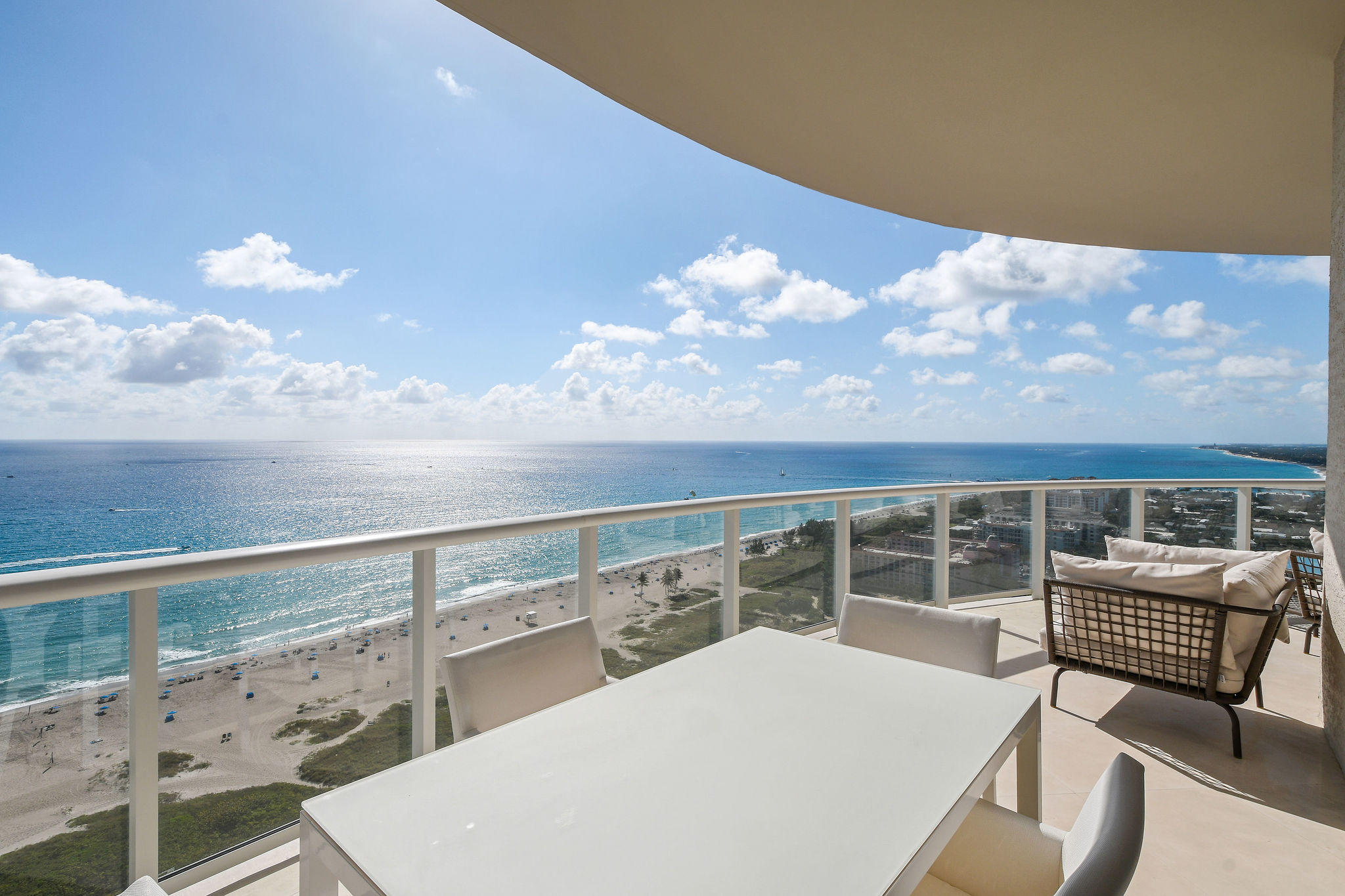 2700 North Ocean Drive, Unit LPH4B Riviera Beach, FL 33404 - Photo 29 of 67 a view of balcony with furniture