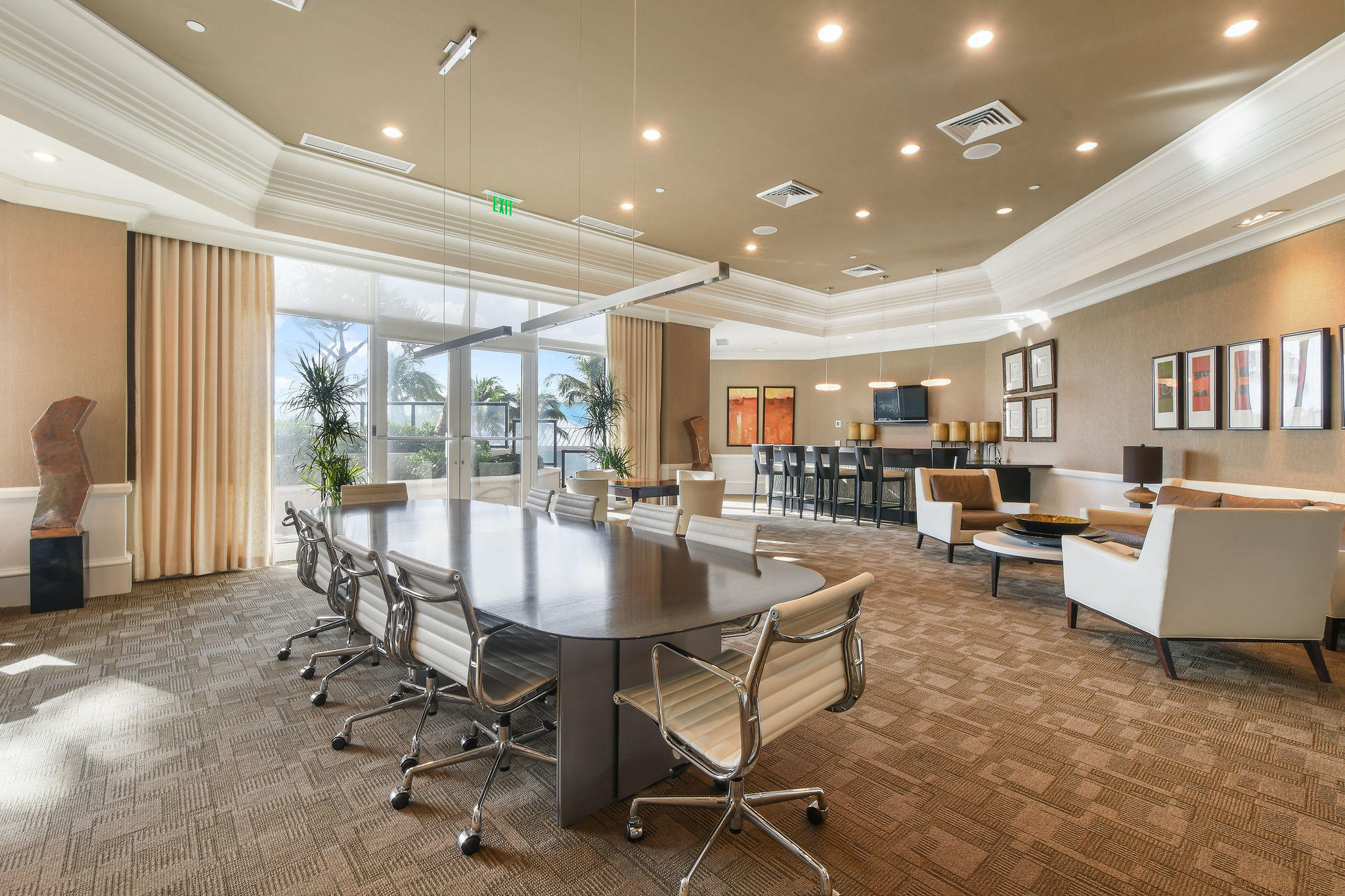 2700 North Ocean Drive, Unit LPH4B Riviera Beach, FL 33404 - Photo 63 of 67 a view of a dining room with furniture