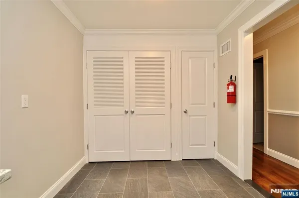 a view of closet area