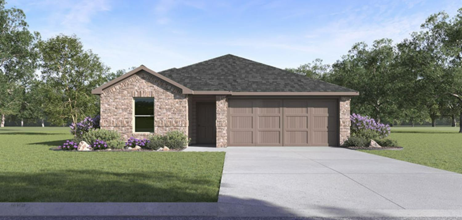 7415 8th Street Lubbock, TX 79416 - Photo 3 of 22 a front view of a house with garden