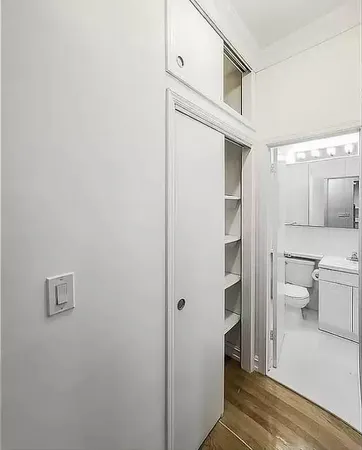 a view of a storage & utility room