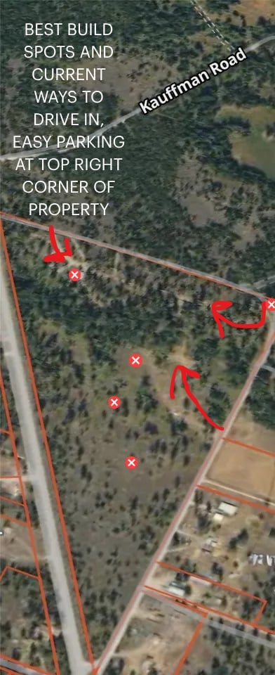 Nhn Hollopeter Road Condon, MT 59826 - Photo 3 of 72 over view with ideal build sites
lot lines are approximate