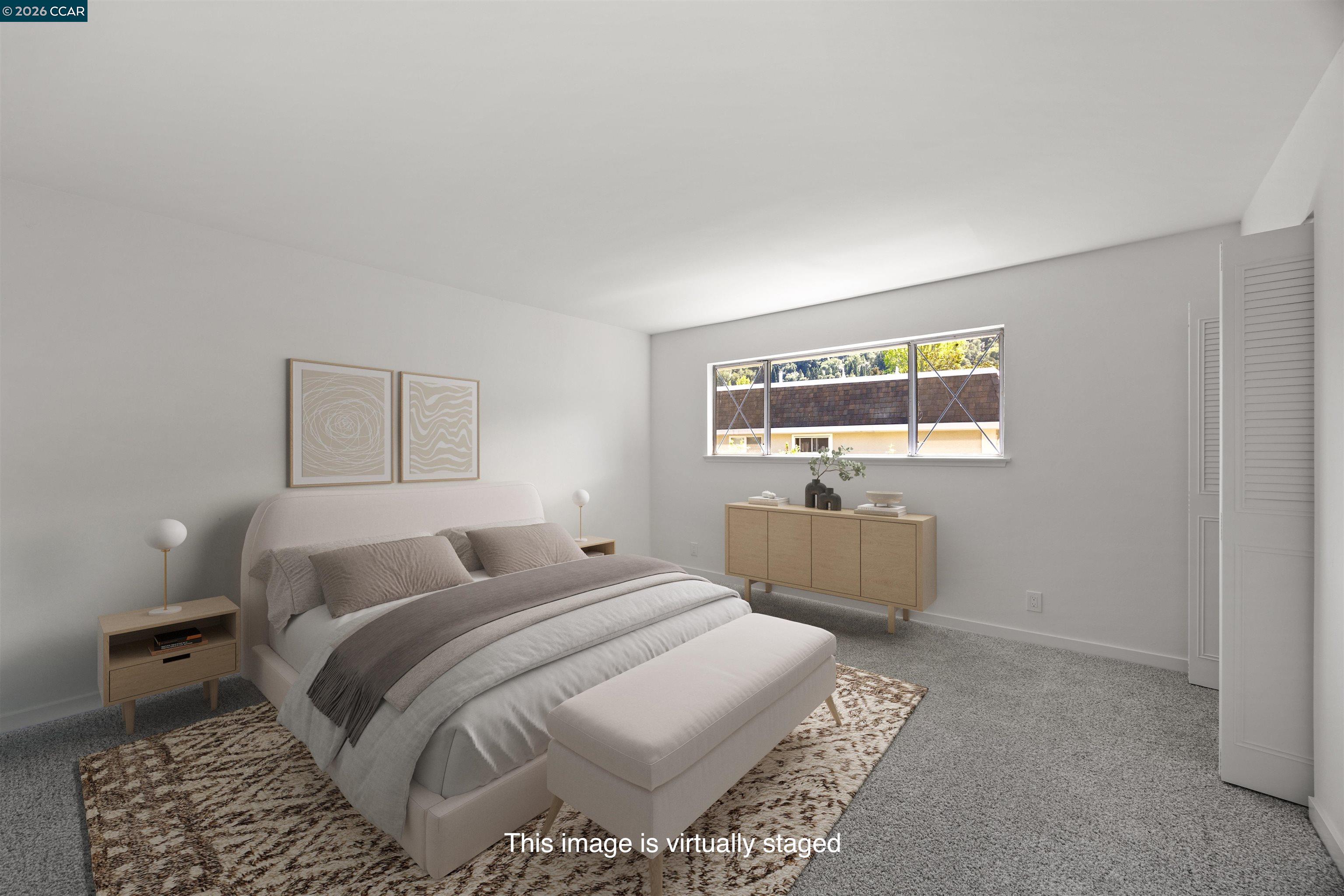 36 Miramonte Drive Moraga, CA 94556 - Photo 17 of 29 a bedroom with a bed and a window