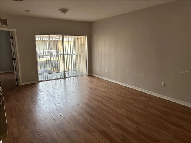 wooden floor in an empty room