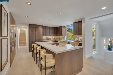 a close up view of racks on the wall