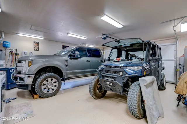 a view of car garage