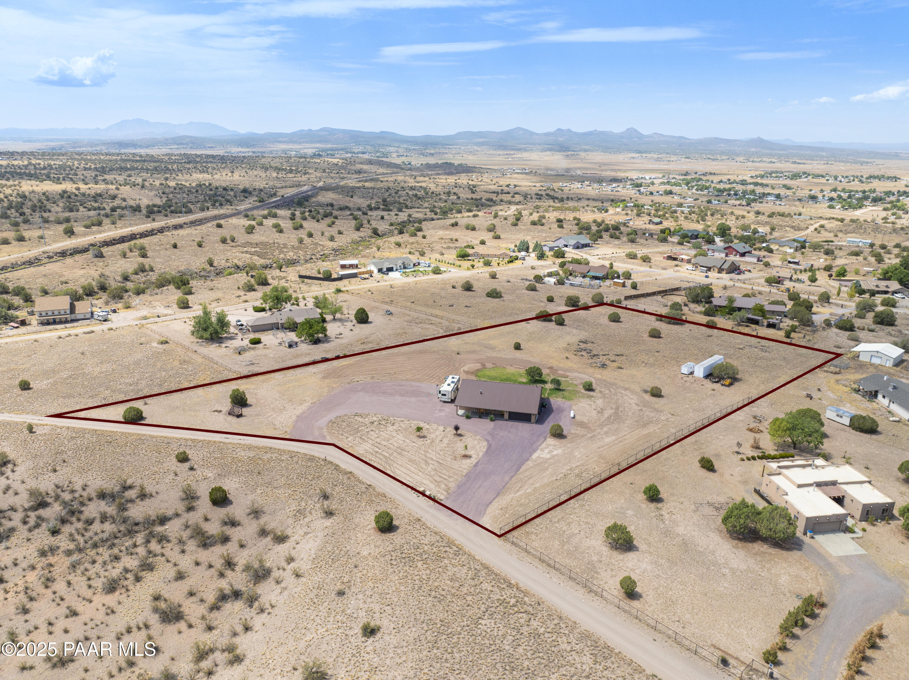 24720 North Rj Way Paulden, AZ 86334 - Photo 35 of 43 an aerial view of residential houses with outdoor space