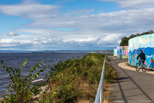 a view of beach and ocean