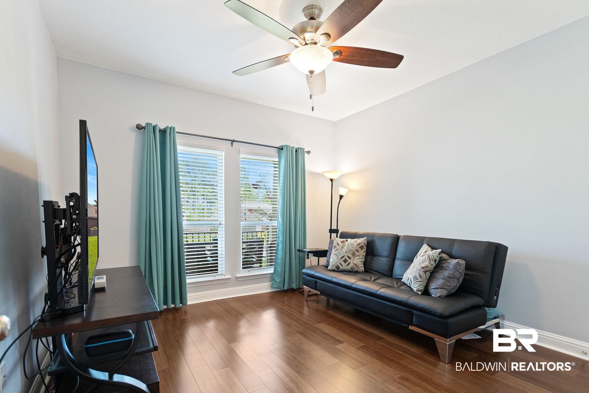 31541 Hoot Owl Road Daphne, AL 36527 - Photo 31 of 51 Interior space with dark wood-type flooring and ceiling fan