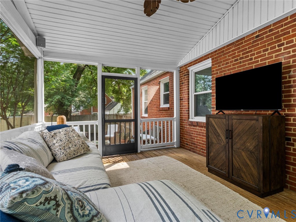 1107 Santa Rosa Road Henrico, VA 23229 - Photo 29 of 36 Beautiful Screened Porch leading to spacious, love