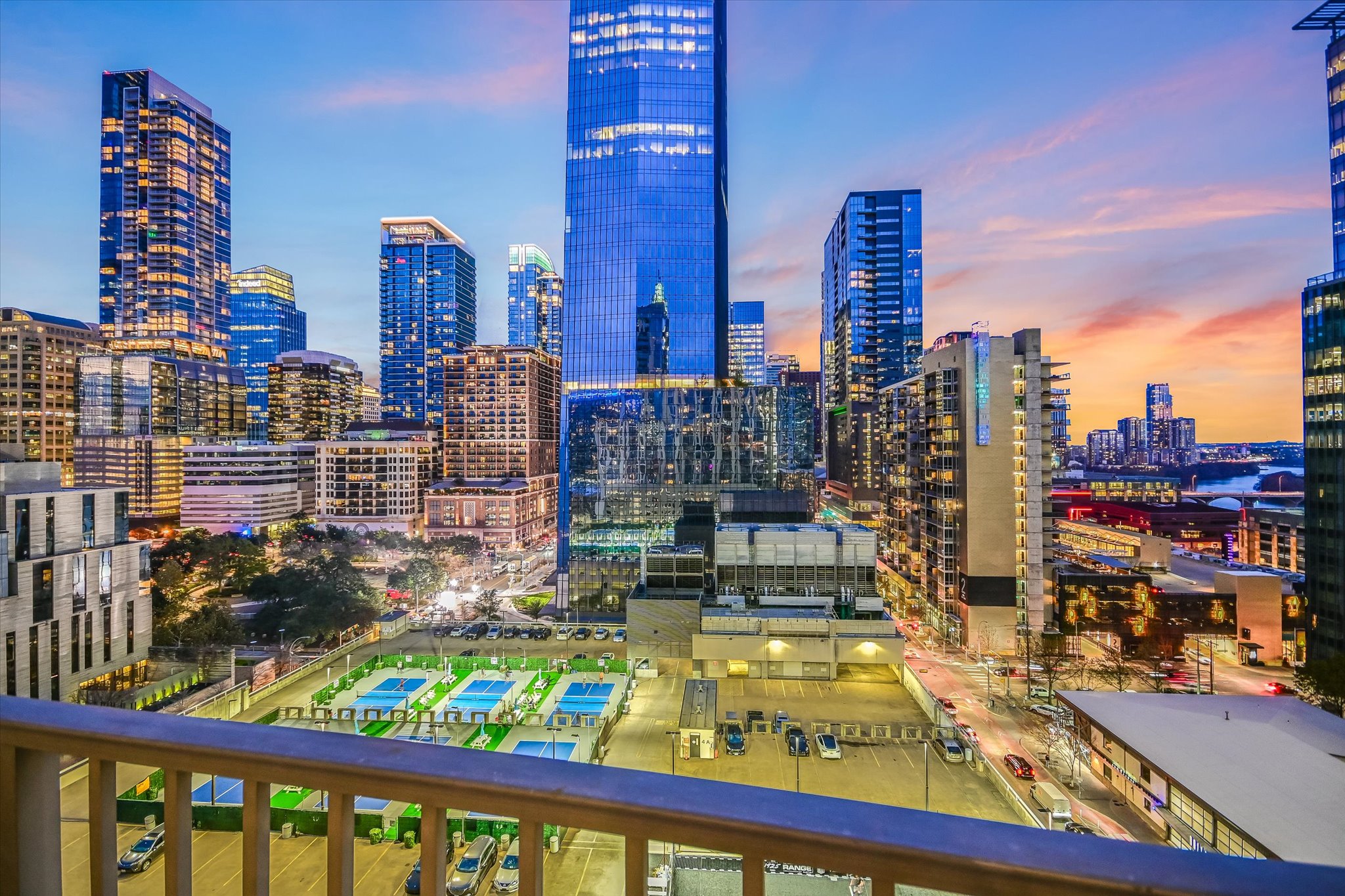 360 Nueces Street, Unit 1405 Austin, TX 78701 - Photo 4 of 40 a view of a city with tall buildings