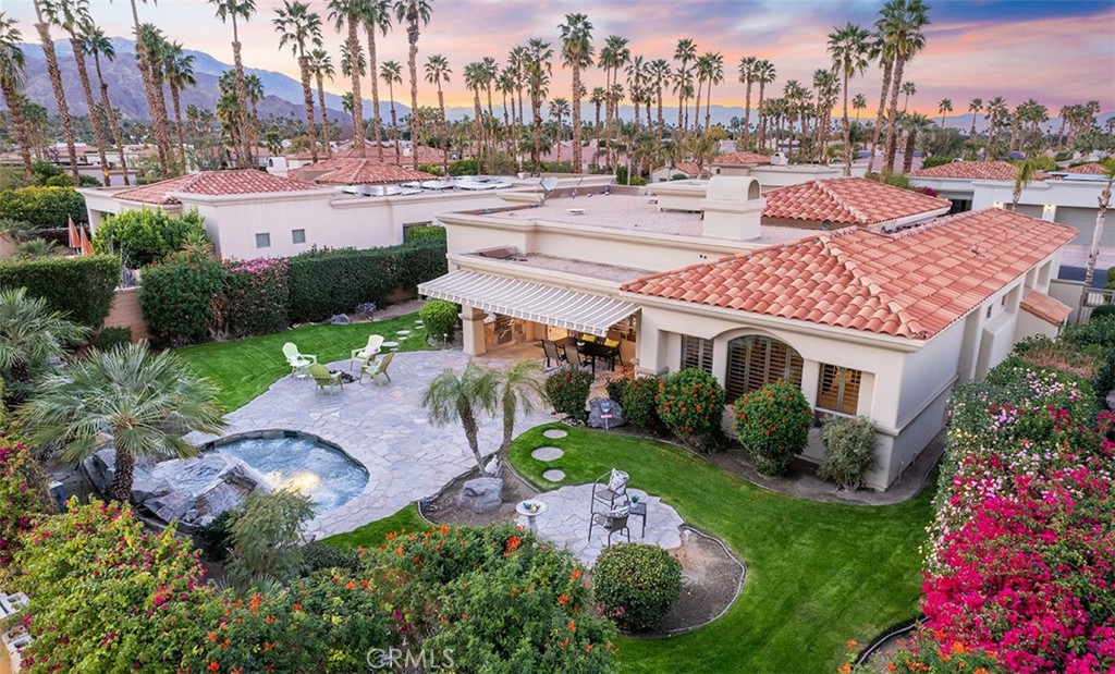 a view of a swimming pool and outdoor space