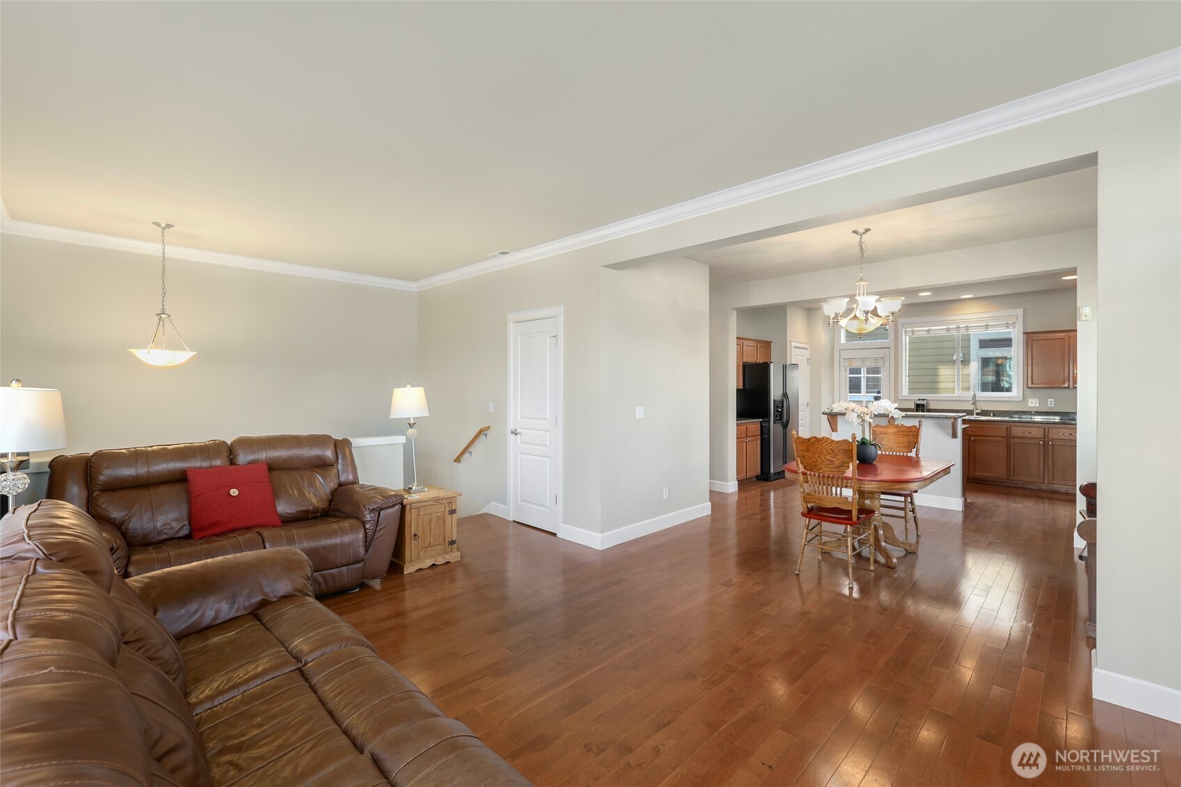 142 Spruce Street Tacoma, WA 98466 - Photo 10 of 31 a living room with furniture and a wooden floor