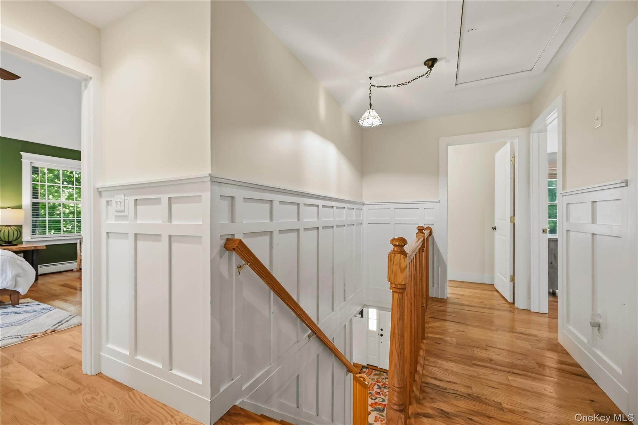 9 Short Road New Windsor, NY 12553 - Photo 22 of 48 Beautifully detailed staircase with picture-frame molding ascending to the second level.