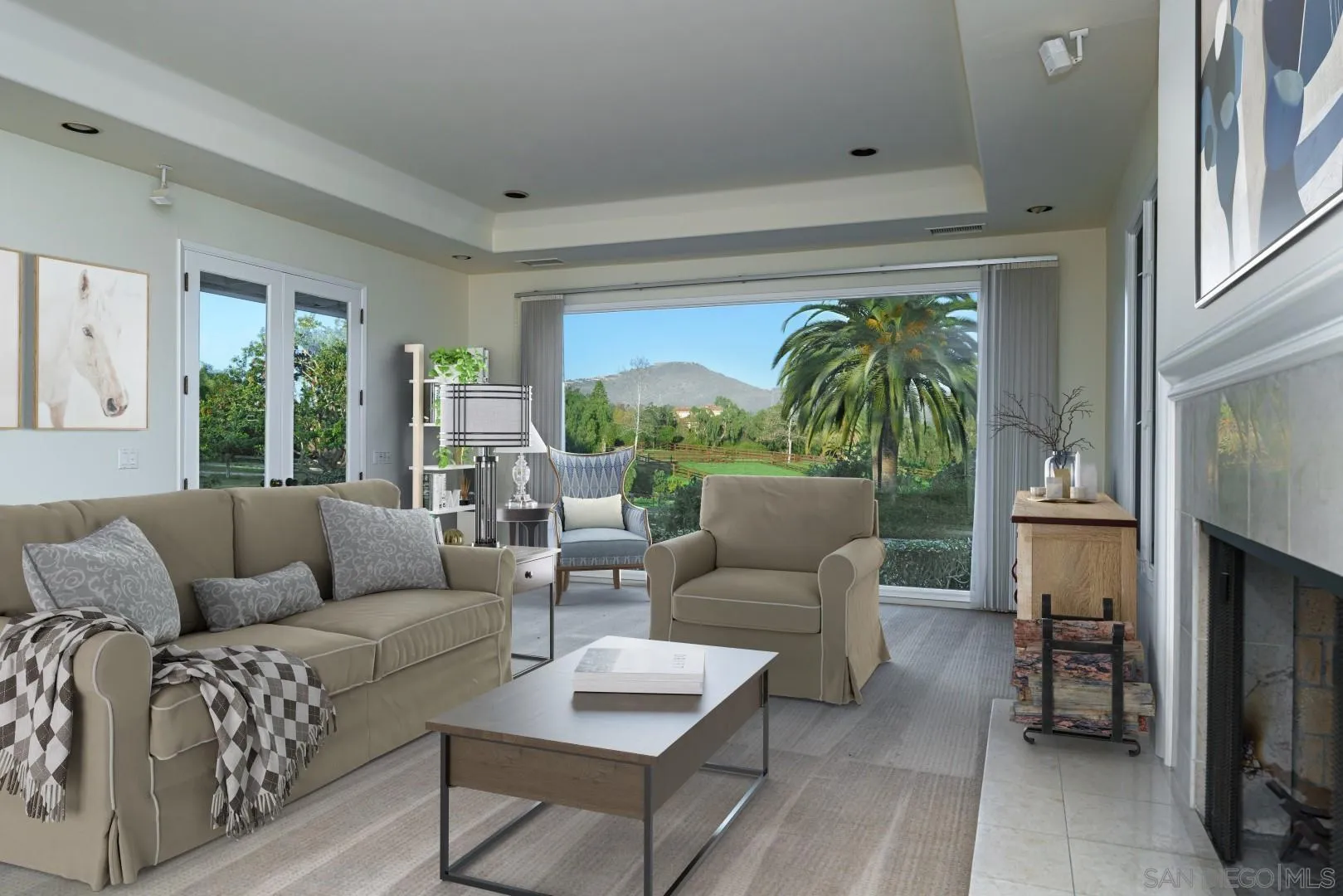 6531 Lago Lindo Rancho Santa Fe, CA 92067 - Photo 12 of 53 a living room with furniture and a large window