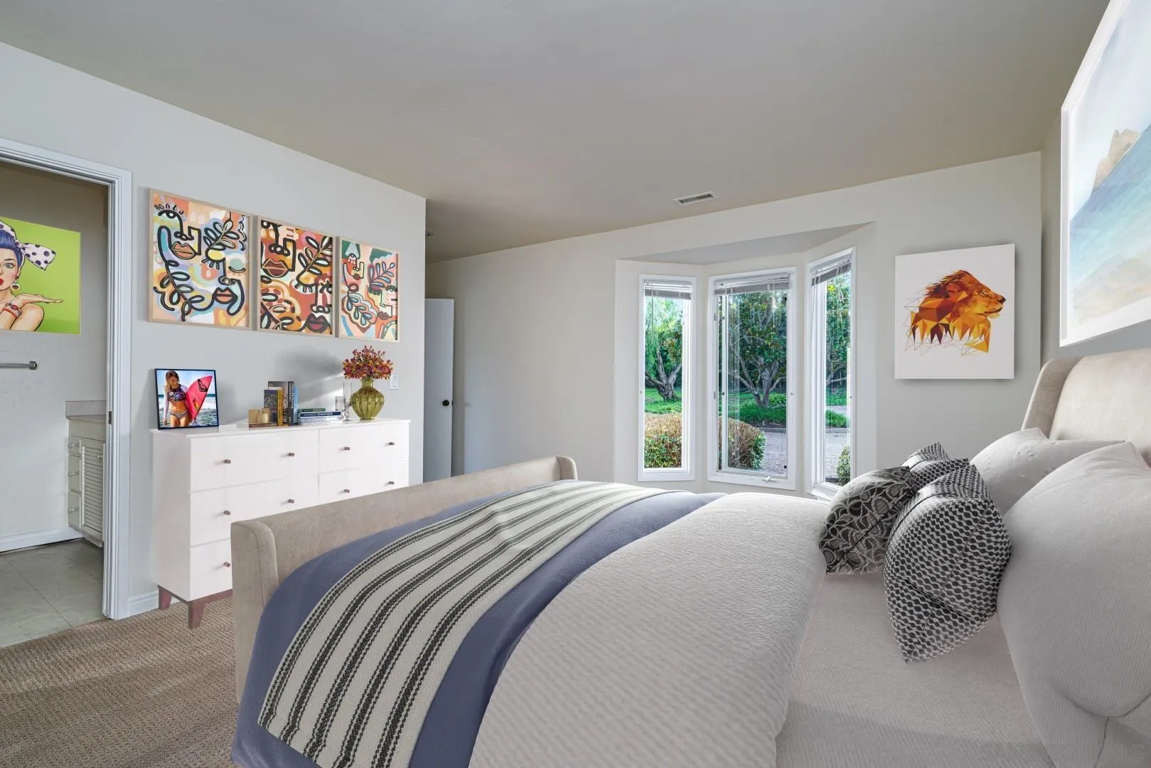 6531 Lago Lindo Rancho Santa Fe, CA 92067 - Photo 23 of 53 a bedroom with a bed and window