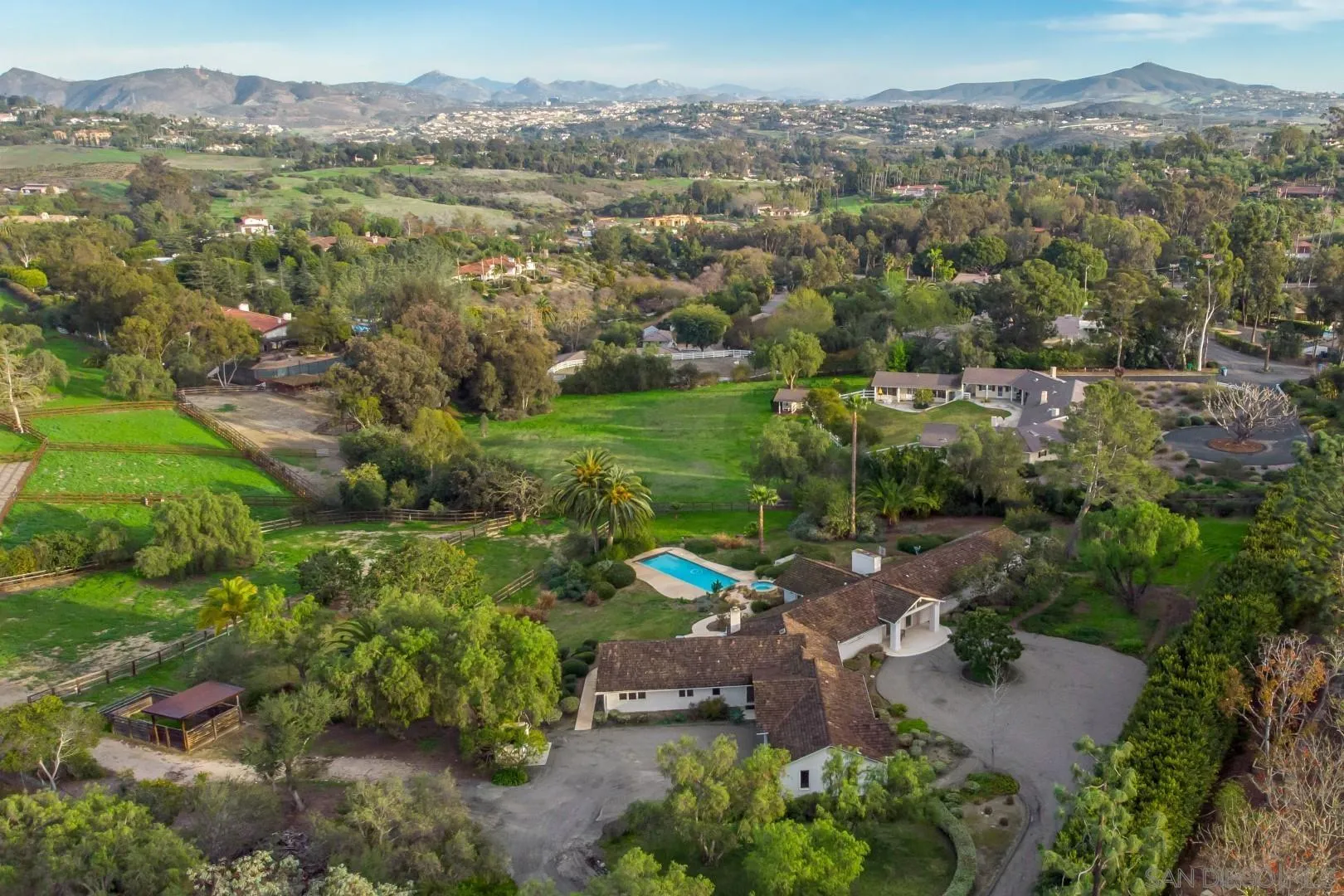 6531 Lago Lindo Rancho Santa Fe, CA 92067 - Photo 43 of 53 an aerial view of multiple house