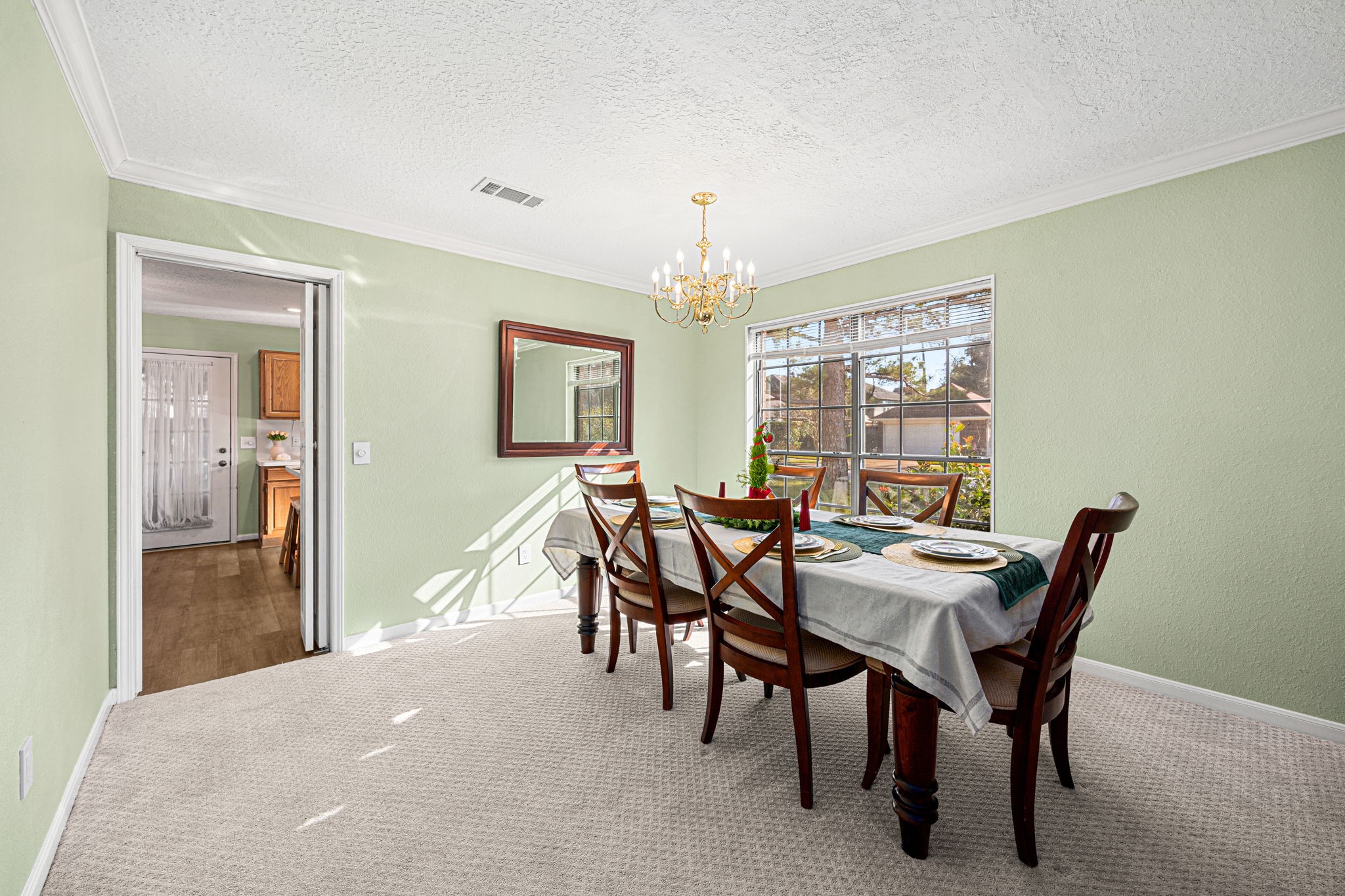 3402 Deeds Road Houston, TX 77084 - Photo 19 of 35 a view of a dining room with furniture window and outside view