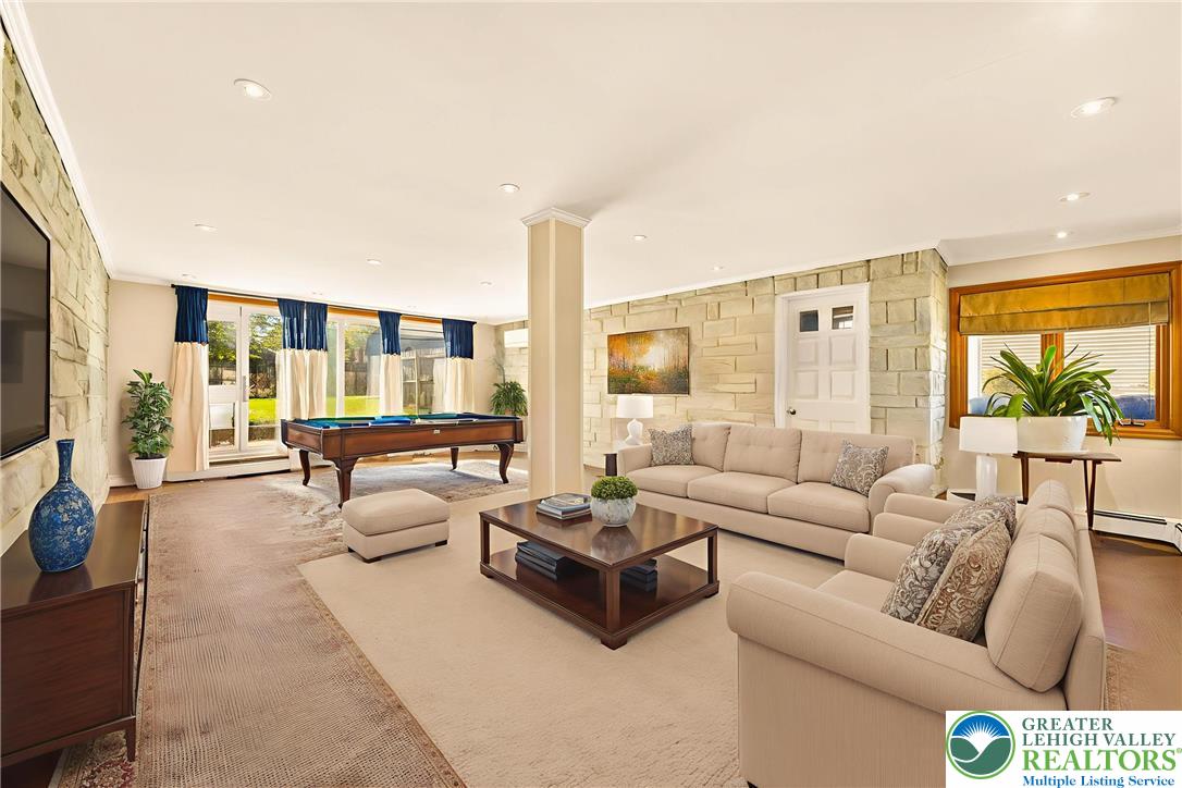 1814 Ruth Street Allentown, PA 18104 - Photo 3 of 47 a living room with furniture and a large window